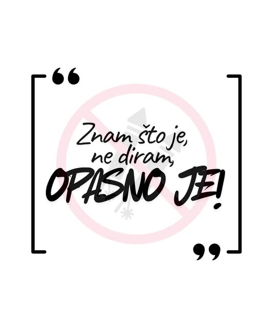 Preventivno predavanje “Znam što je, NE DIRAM, opasno je”