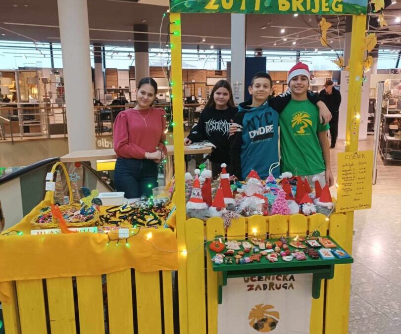 Učenička zadruga “Žuti brijeg” u Garden mallu!